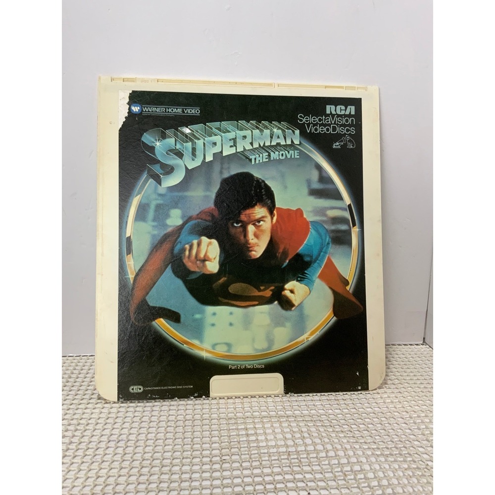Superman: the Movie 1978 Film RCA SelectaVision VideoDisc